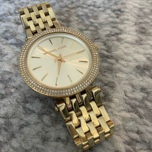 Michael Kors -Women's Darci Gold-Tone Stainless Steel Bracelet Watch 39mm MK3191
